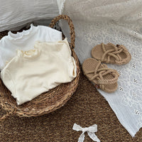 Load image into Gallery viewer, Baby Kid Girls Solid Color Tops Wholesale 240301127
