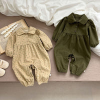 Load image into Gallery viewer, Baby Kid Girls Flower Print Jumpsuits Wholesale 240301128
