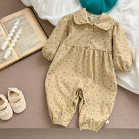 Load image into Gallery viewer, Baby Kid Girls Flower Print Jumpsuits Wholesale 240301128
