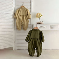 Load image into Gallery viewer, Baby Kid Girls Flower Print Jumpsuits Wholesale 240301128
