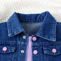 Load image into Gallery viewer, 2 Pieces Set Kid Girls Solid Color Rompers And Vests Waistcoats Wholesale 240301129
