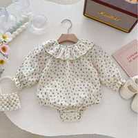 Load image into Gallery viewer, Baby Kid Girls Flower Print Rompers Wholesale 240301132
