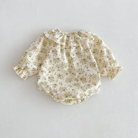 Load image into Gallery viewer, Baby Kid Girls Flower Print Rompers Wholesale 240301132
