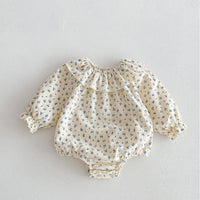 Load image into Gallery viewer, Baby Kid Girls Flower Print Rompers Wholesale 240301132
