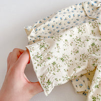 Load image into Gallery viewer, Baby Kid Girls Flower Print Rompers Wholesale 240301132
