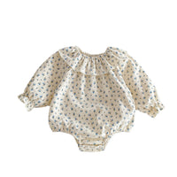 Load image into Gallery viewer, Baby Kid Girls Flower Print Rompers Wholesale 240301132

