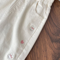 Load image into Gallery viewer, Baby Kid Girls Animals Embroidered Pants Wholesale 240301135
