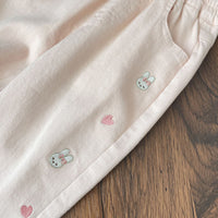 Load image into Gallery viewer, Baby Kid Girls Animals Embroidered Pants Wholesale 240301135
