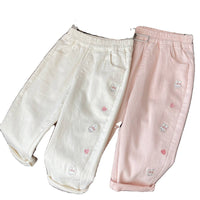 Load image into Gallery viewer, Baby Kid Girls Animals Embroidered Pants Wholesale 240301135
