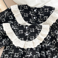 Load image into Gallery viewer, Baby Kid Girls Flower Print Dresses Wholesale 240301143
