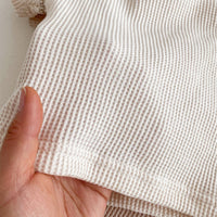 Load image into Gallery viewer, 2 Pieces Set Baby Kid Girls Boys Solid Color Tops And Shorts Wholesale 240301145
