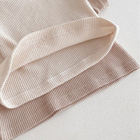 Load image into Gallery viewer, 2 Pieces Set Baby Kid Girls Boys Solid Color Tops And Shorts Wholesale 240301145
