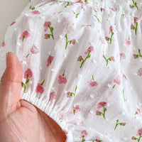 Load image into Gallery viewer, Baby Kid Girls Flower Print Rompers Wholesale 240301146
