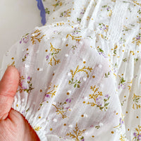 Load image into Gallery viewer, Baby Kid Girls Flower Print Rompers Wholesale 240301147
