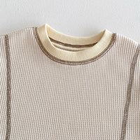 Load image into Gallery viewer, 2 Pieces Set Baby Kid Boys Solid Color Tops And Shorts Wholesale 240301149
