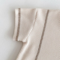 Load image into Gallery viewer, 2 Pieces Set Baby Kid Boys Solid Color Tops And Shorts Wholesale 240301149
