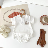 Load image into Gallery viewer, 2 Pieces Set Baby Kid Boys Solid Color Cartoon Tops And Shorts Wholesale 240301150
