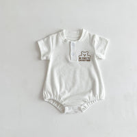 Load image into Gallery viewer, 2 Pieces Set Baby Kid Boys Solid Color Cartoon Tops And Shorts Wholesale 240301150
