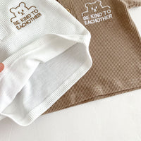 Load image into Gallery viewer, 2 Pieces Set Baby Kid Boys Solid Color Cartoon Tops And Shorts Wholesale 240301150
