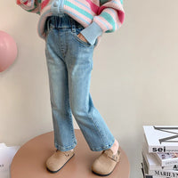 Load image into Gallery viewer, Kid Girls Solid Color Pants Jeans Wholesale 240301151

