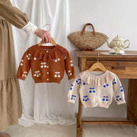 Load image into Gallery viewer, Baby Kid Girls Fruit Cardigan Wholesale 240301152
