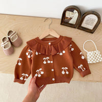 Load image into Gallery viewer, Baby Kid Girls Fruit Cardigan Wholesale 240301152
