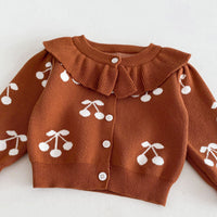 Load image into Gallery viewer, Baby Kid Girls Fruit Cardigan Wholesale 240301152
