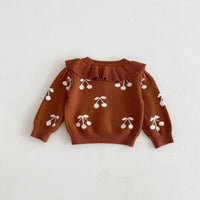 Load image into Gallery viewer, Baby Kid Girls Fruit Cardigan Wholesale 240301152
