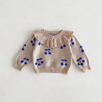 Load image into Gallery viewer, Baby Kid Girls Fruit Cardigan Wholesale 240301152

