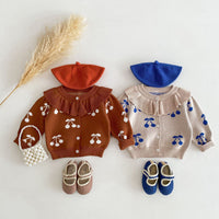 Load image into Gallery viewer, Baby Kid Girls Fruit Cardigan Wholesale 240301152
