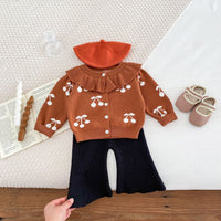 Load image into Gallery viewer, Baby Kid Girls Fruit Cardigan Wholesale 240301152
