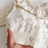 Load image into Gallery viewer, Baby Kid Girls Solid Color Cardigan Wholesale 240301153
