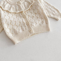 Load image into Gallery viewer, Baby Kid Girls Solid Color Cardigan Wholesale 240301153

