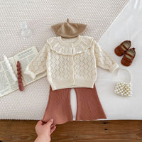 Load image into Gallery viewer, Baby Kid Girls Solid Color Cardigan Wholesale 240301153
