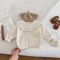 Load image into Gallery viewer, Baby Kid Girls Solid Color Cardigan Wholesale 240301153
