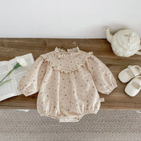 Load image into Gallery viewer, Baby Kid Girls Flower Print Rompers Wholesale 240301156
