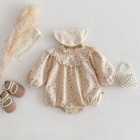 Load image into Gallery viewer, Baby Kid Girls Flower Print Rompers Wholesale 240301156
