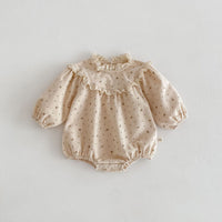 Load image into Gallery viewer, Baby Kid Girls Flower Print Rompers Wholesale 240301156
