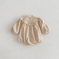 Load image into Gallery viewer, Baby Kid Girls Flower Print Rompers Wholesale 240301156
