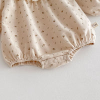 Load image into Gallery viewer, Baby Kid Girls Flower Print Rompers Wholesale 240301156

