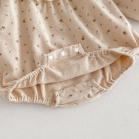 Load image into Gallery viewer, Baby Kid Girls Flower Print Rompers Wholesale 240301156
