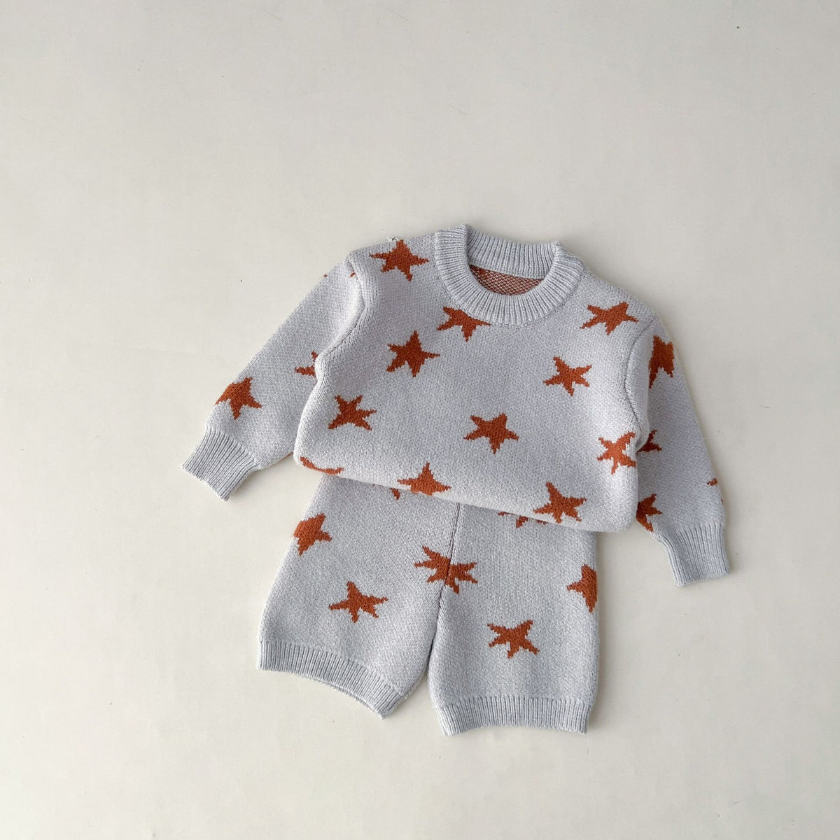 2 Pieces Set Baby Kid Girls Star Tops And Pants Wholesale 24030116