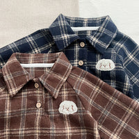 Load image into Gallery viewer, Baby Kid Boys Checked Rompers Wholesale 240301165
