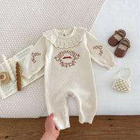 Load image into Gallery viewer, Baby Kid Girls Embroidered Jumpsuits Wholesale 240301167
