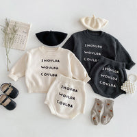 Load image into Gallery viewer, 2 Pieces Set Baby Kid Girls Boys Letters Tops And Shorts Wholesale 240301168
