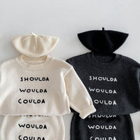 Load image into Gallery viewer, 2 Pieces Set Baby Kid Girls Boys Letters Tops And Shorts Wholesale 240301168
