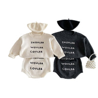 Load image into Gallery viewer, 2 Pieces Set Baby Kid Girls Boys Letters Tops And Shorts Wholesale 240301168
