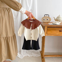 Load image into Gallery viewer, Baby Kid Girls Color-blocking Cardigan Wholesale 240301169
