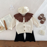Load image into Gallery viewer, Baby Kid Girls Color-blocking Cardigan Wholesale 240301169
