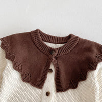 Load image into Gallery viewer, Baby Kid Girls Color-blocking Cardigan Wholesale 240301169
